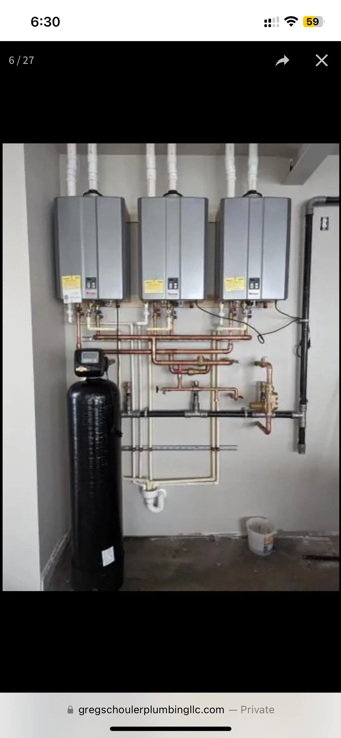 Tankless Water Heater Installation in Hendersonville